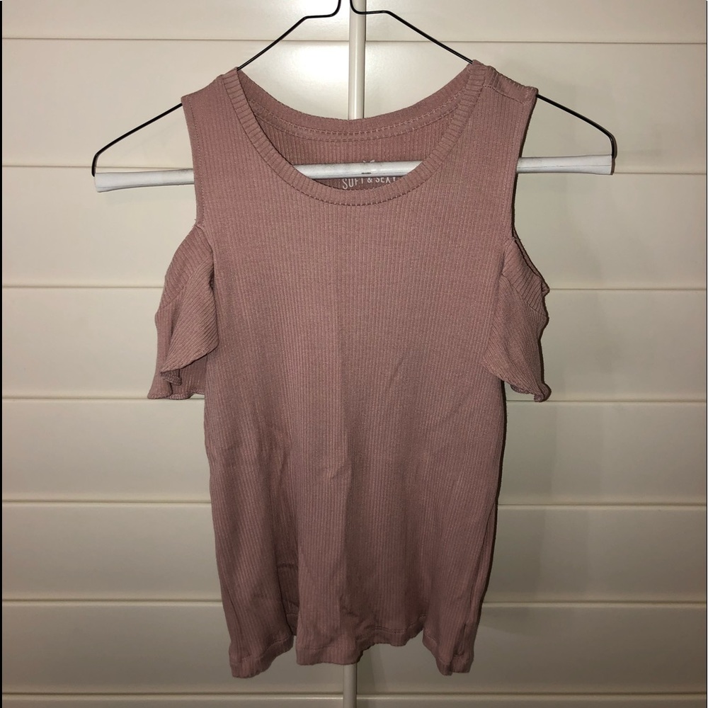 American Eagle Open Shoulder Top